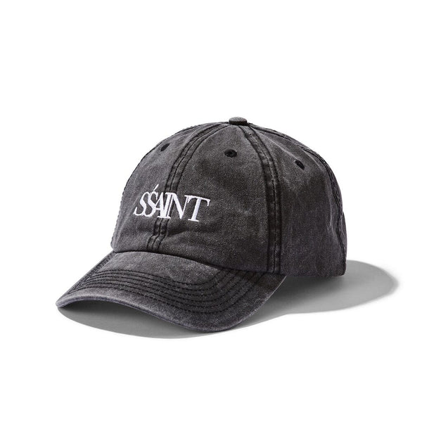 SSAINT Denim Cap in Faded Black