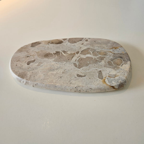 Bardot Marble Tray in Taupe