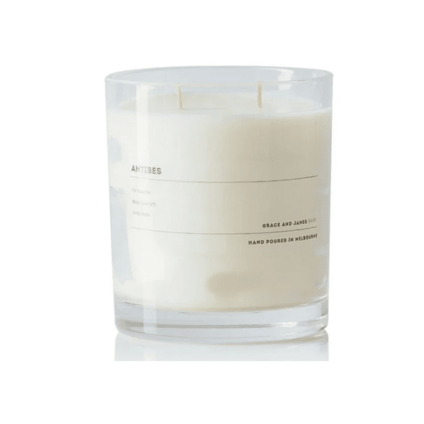 Grace and James Candle - BARE Collection - Antibes 80Hr Double Wick Candle