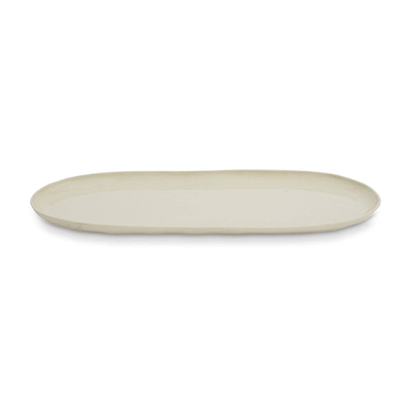 Cloud Oval Plate Chalk (L)