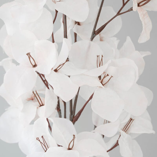 Bougainvillea Artificial Spray in White 85cm