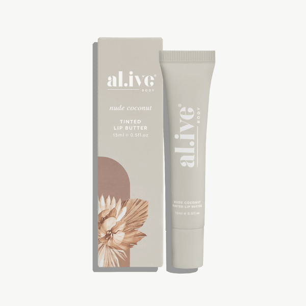 Al.ive Body - Tinted Lip Butter in Nude Coconut