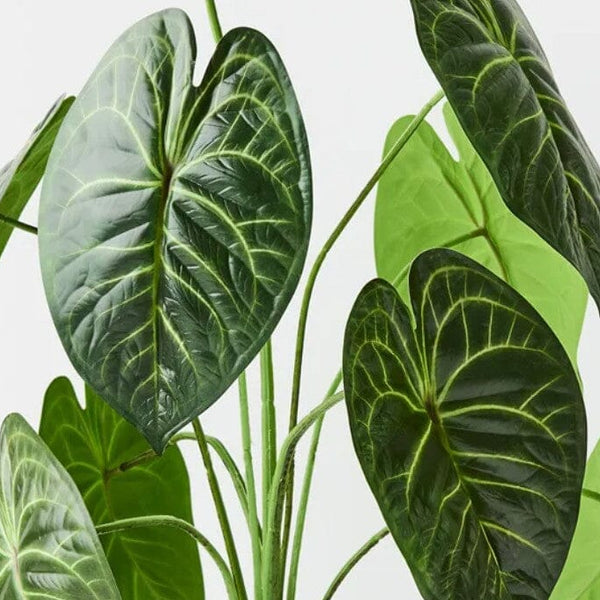 Anthurium Clarinervium Artificial Potted Plant 63cm