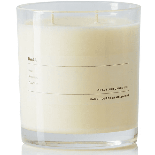 Grace and James Candle - BARE Collection - Baja 80Hr Double Wick Candle