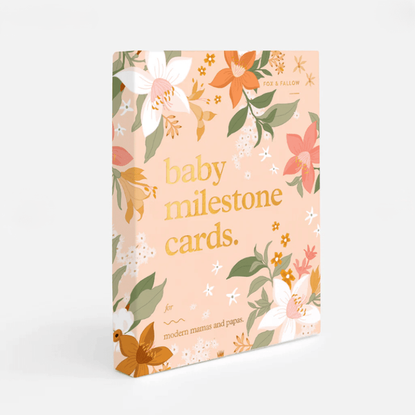 Fox & Fallow - Baby Milestone Cards in Floral