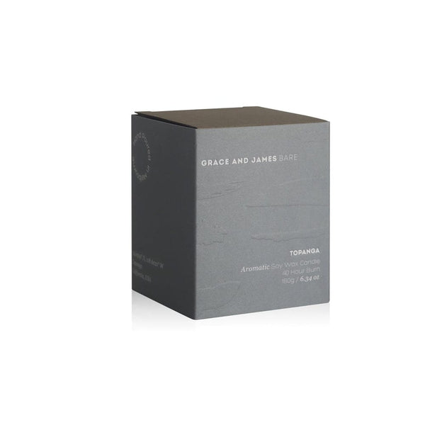 Grace & James 80Hr Candle - Topanga - Tobacco Hay Amber Honey