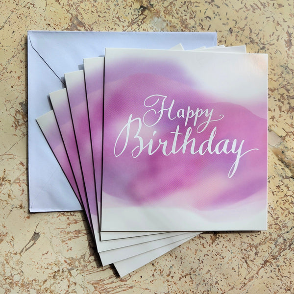 Birthday Cards Set of 5 (Save 25% Off)