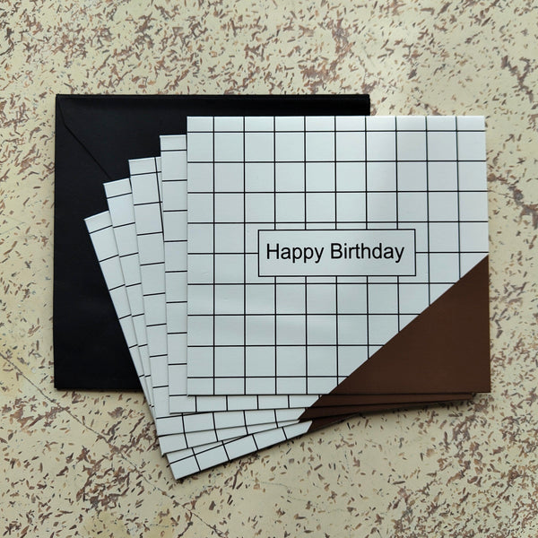 Birthday Cards Set of 5 (Save 25% Off)