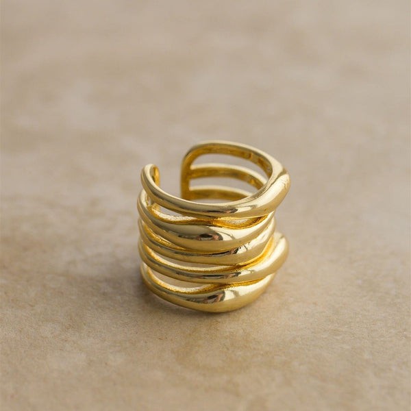 Indigo & Wolfe - Capulet Gold Adjustable Ring