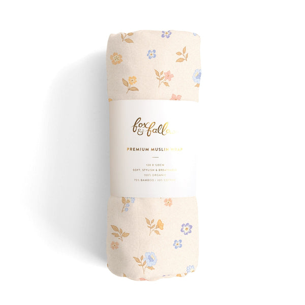 Fox & Fallow - Meadow Organic Muslin Wrap Swaddle