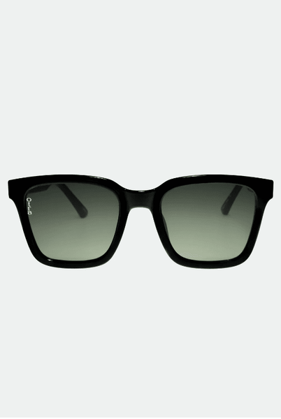 OTRA Eyewear - FYN Black Frame W/ Green Lense