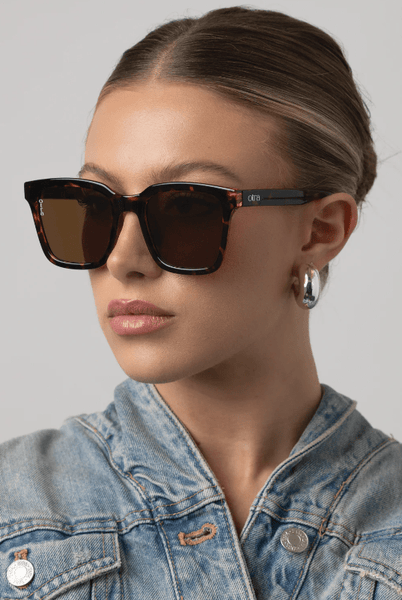 OTRA Eyewear - FYN Tortoise Shell Frame W/ Brown Lense