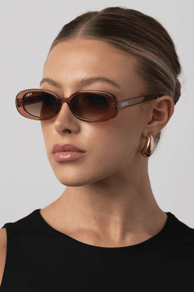 OTRA Eyewear - GINA Transparent Coffee with Brown Lense