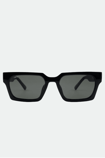 OTRA Eyewear - ROCO Black Frame W/ Green Lense