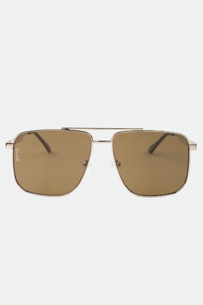 Otra Eyewear - SORRENTO Gold Frame with Brown Lense