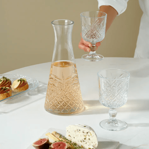 Gigi Patterned Glass Caraffe 950ml