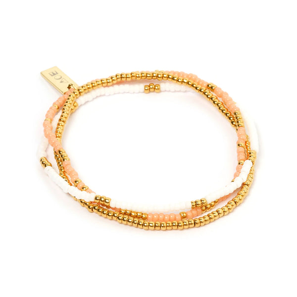 Arms of Eve - Sunny Bracelet Set - Coral