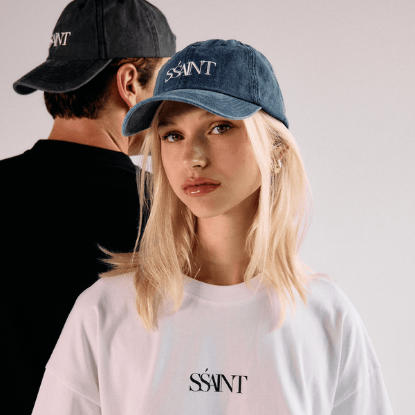 SSAINT Denim Cap in Faded Blue