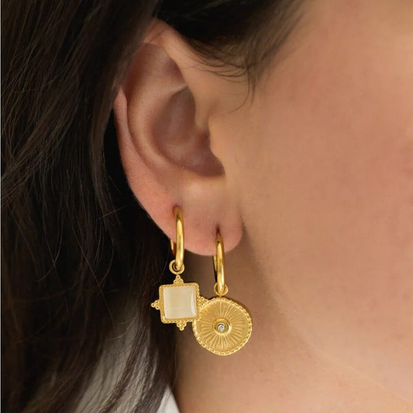 Indigo & Wolfe - Chloe Vintage Gold Earrings