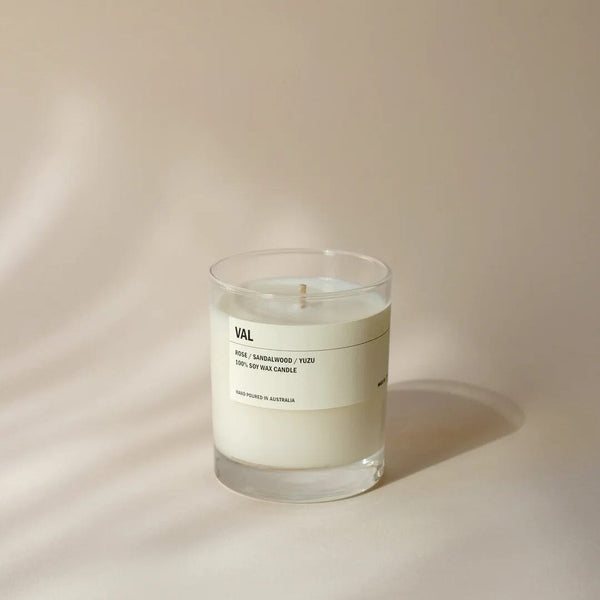 Posie - VAL: Rose / Sandalwood / Yuzu Clear Candle 300g