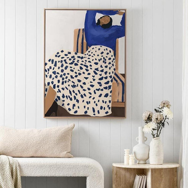 Delilah Daydreaming Canvas Art Print
 - 75 x 100cm