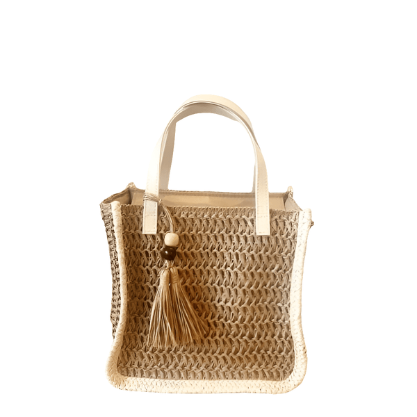 Sorrento Woven Handbag in Natural/White (Save 14%)