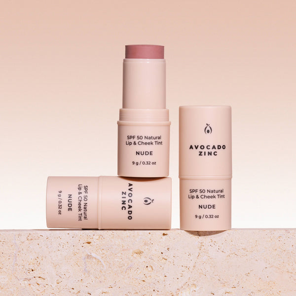 SPF 50 Natural Lip & Cheek Tint - Nude