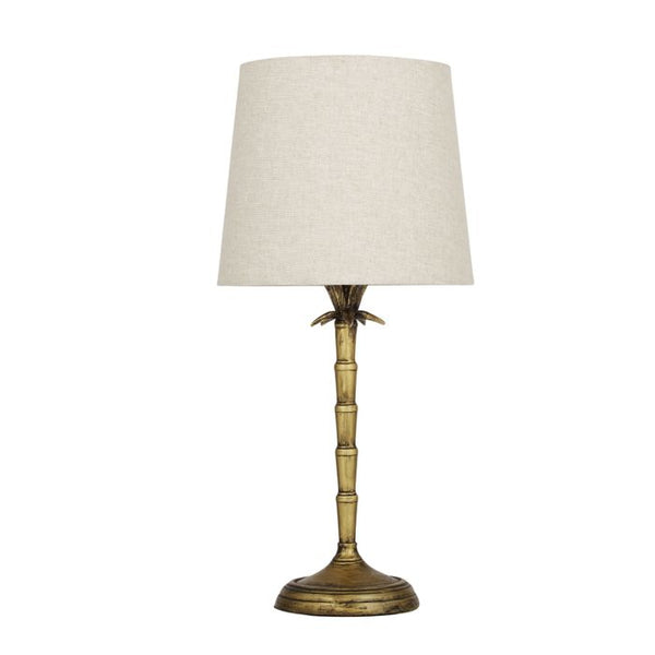 Mediterraneo Vintage Table Lamp in Gold/Natural