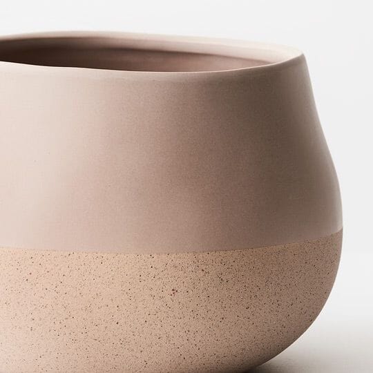 Aura Plant Pot in Almond