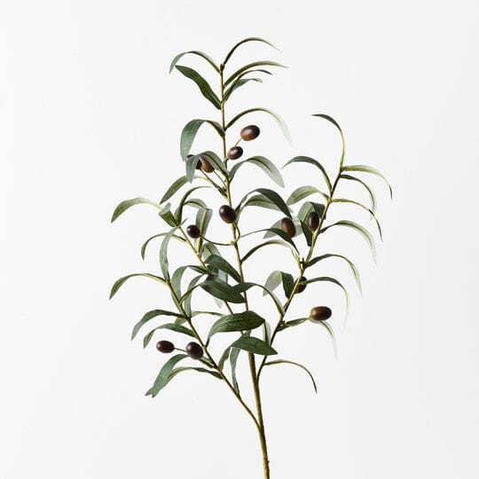 Olive Artificial Leaf Spray in Green 72cm