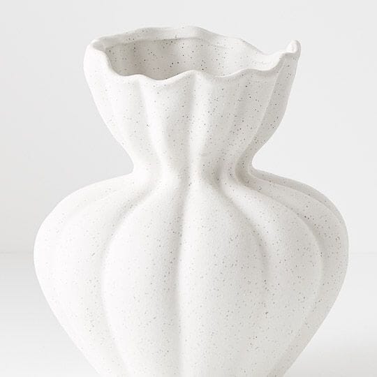 Donatella Vase in White 19cm – Zoobibi