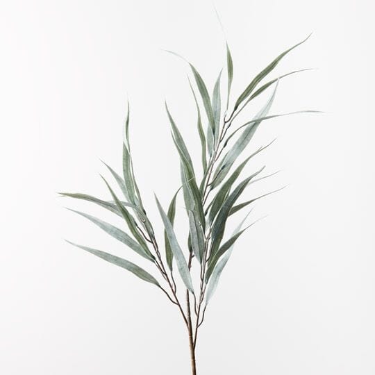 Eucalyptus Long Leaf Artificial Spray in Grey/Green 78cm