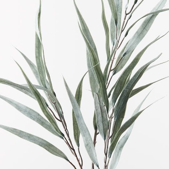 Eucalyptus Long Leaf Artificial Spray in Grey/Green 78cm