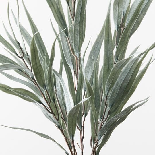 Eucalyptus Long Leaf Artificial Bush in Grey/Green 55cm