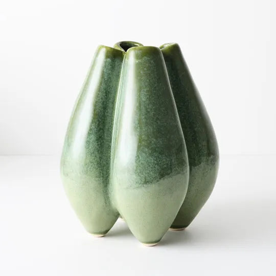 Kita Tulip Bud Vase in Green 30cm