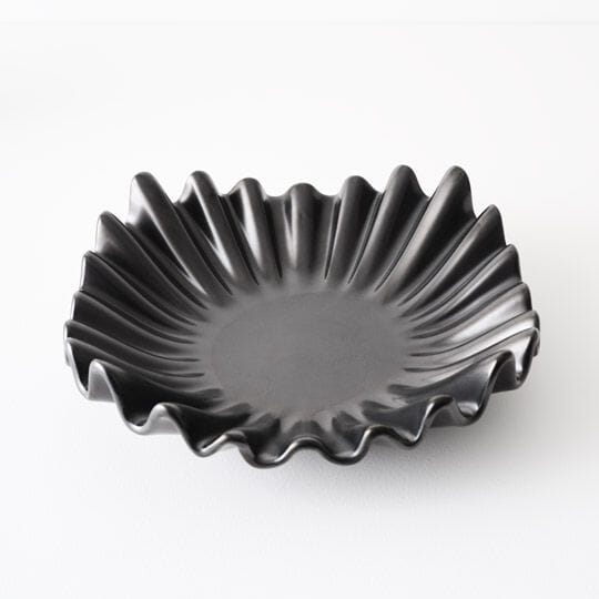 Helios Ceramic Bowl in Black 32cm