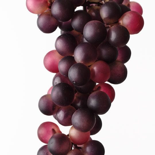 Artificial Lifelike Purple Grapes 25cm