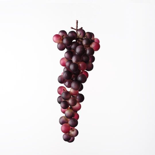 Artificial Lifelike Purple Grapes 25cm