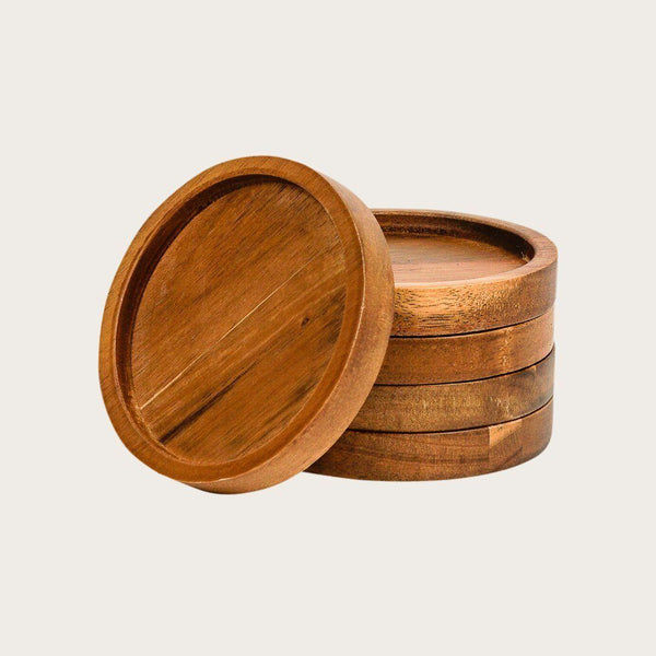 Zola Wooden Coasters - Set of 4