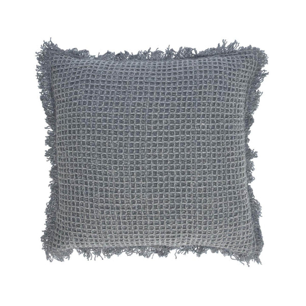 Antonella Waffle Cushion in Blue - Buy 1 Get 1 Free